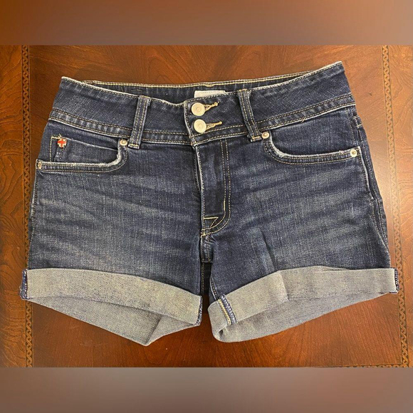 Hudson Denim Ruby Mid Thigh Shorts - Picture 1 of 6